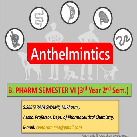 Anthelmintic Drugs
