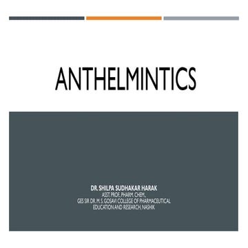 Anthelmintics