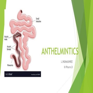 Anthelmintics medicinal chemistry