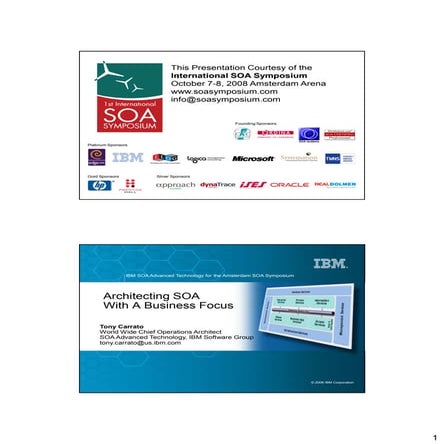 Anthony  Carrato    S O A  Business  Architecture