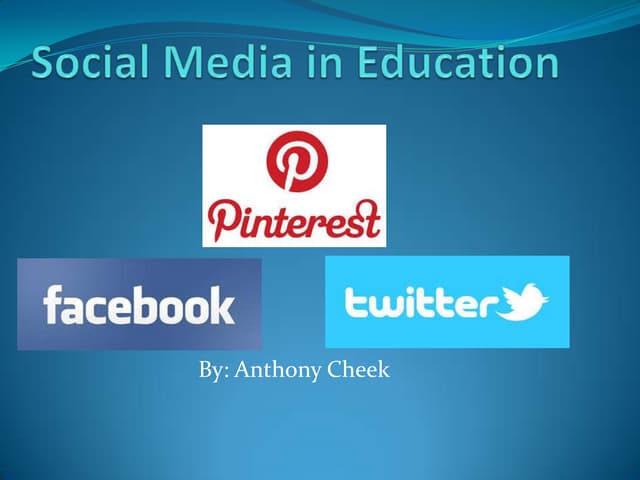 Social Media in Education