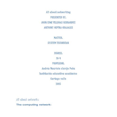 Final presentation on computer network | PPT