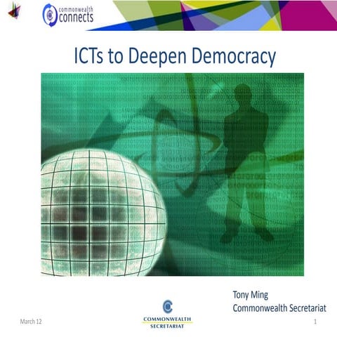 Anthony Ming ICT to Deepen Democracy