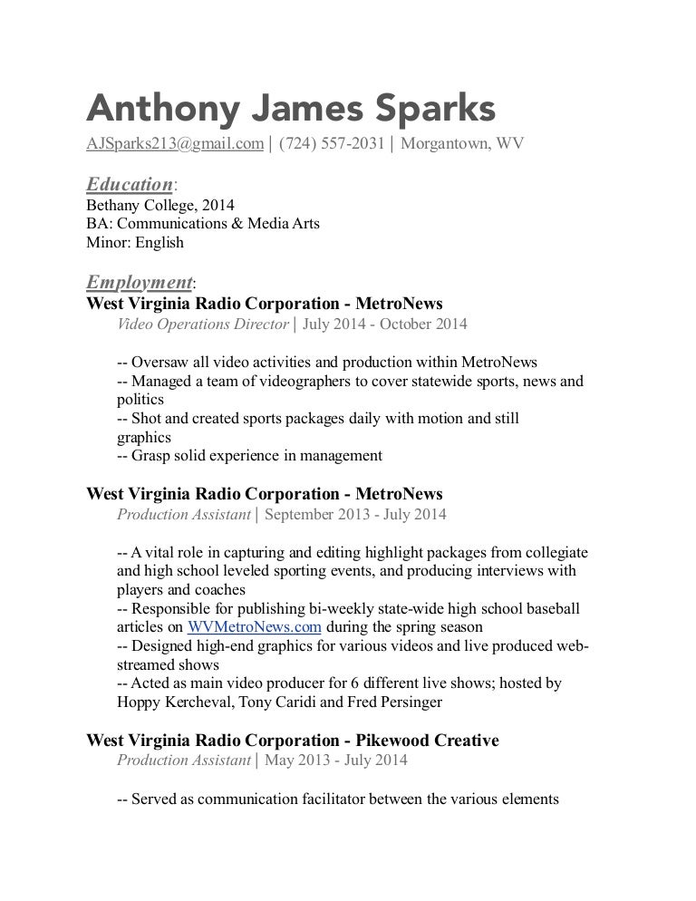production assistant resume template