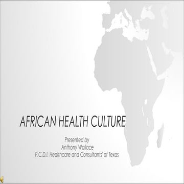 Anthony wallace african presentation