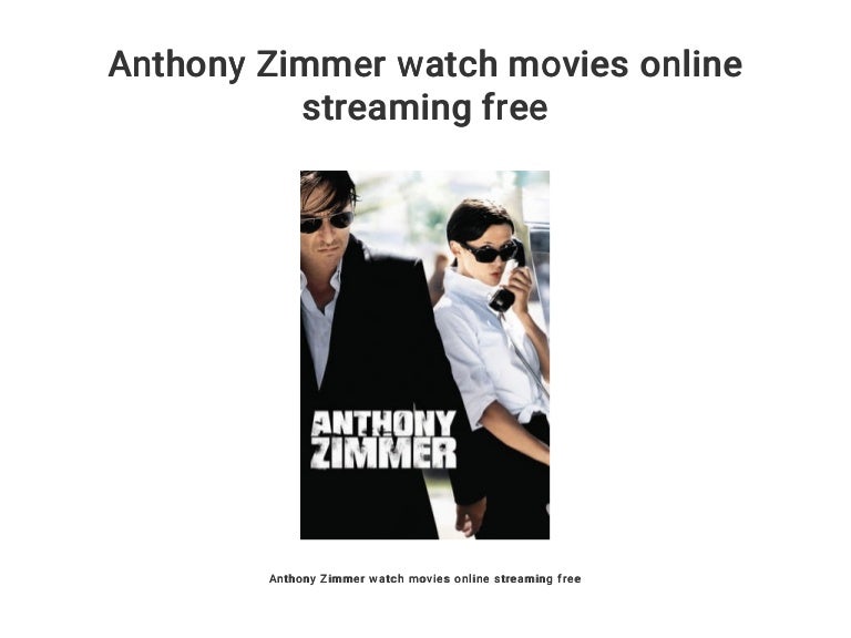 El Secreto De Anthony Zimmer Online Español