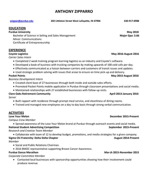 Mike Rantala - Resume Current | DOC