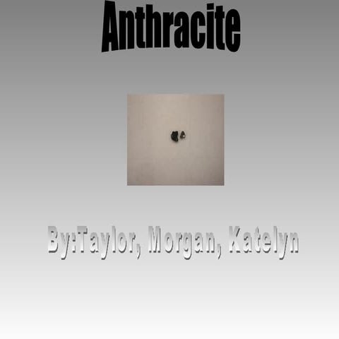 Anthracite Small Final Presentation