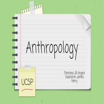 Anthropology definition and examples without any unnecessary things ...
