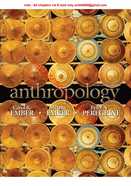 Anthropology 13th Edition by Ember Test Bank.pdf