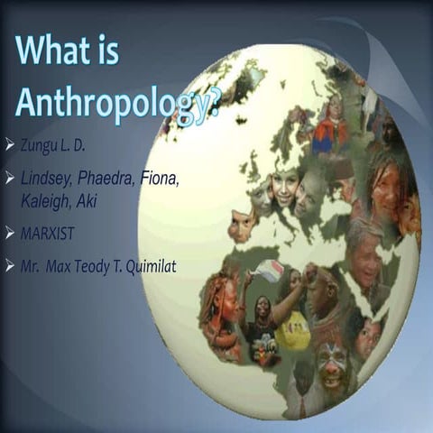 Anthropology power point slides