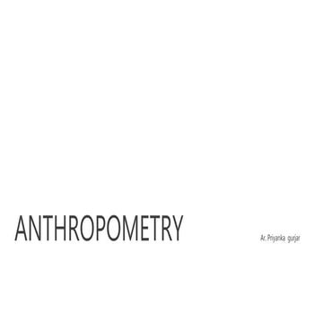 Anthropometry
