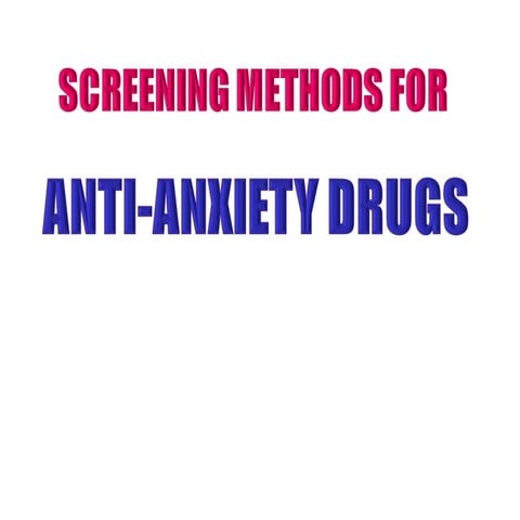 Anti-Anxiety Drugs 1.ppt pharm d pharmacology and m pharm
