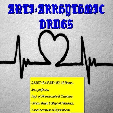 Anti Arrhythmic Drugs