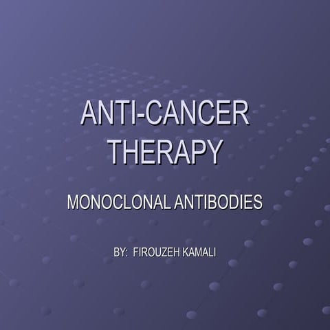 Use of monoclonal antibodies in cancer immunotherapy.pptx