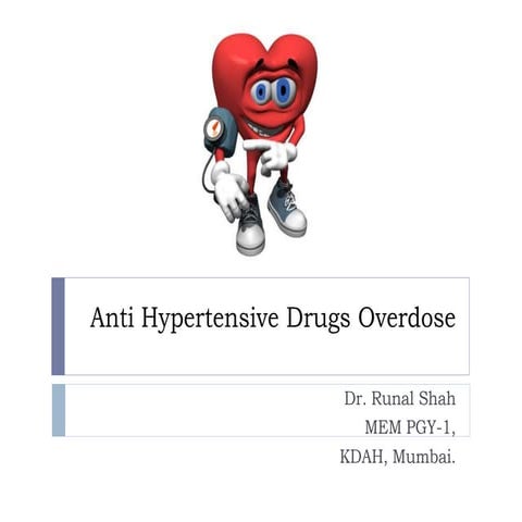 Anti Hypertensive drugs overdose