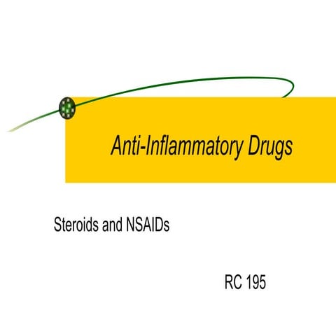 PHARMA-Anti inflammatory drugs