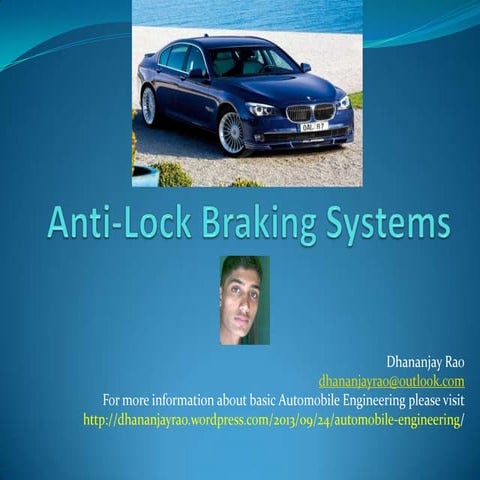 Anti lock braking systems