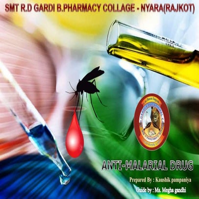 9. Anti Malarial drugs.Anti malaria drugs | PPTX
