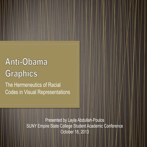 Anti Obama Graphics: The Hermeneutics of Racial Codes in Visual Representations
