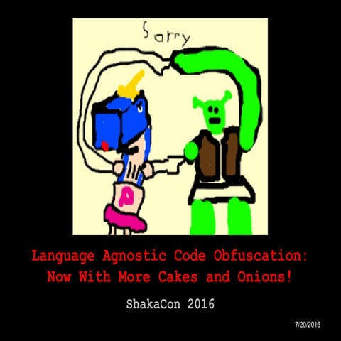 Anti-Reversing: A Cake Full of Onions by Richard Wartell