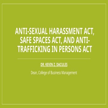 Anti-Sexual Harassment Act, Safe Spaces Act,.pptx