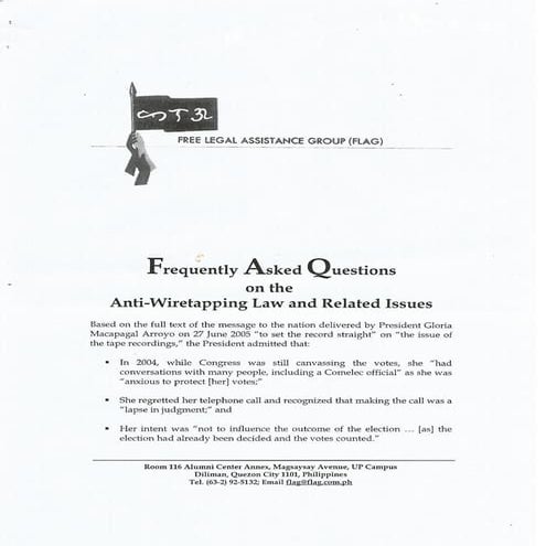 Anti wiretapping-act | PPTX