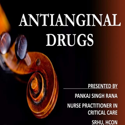 Antianginal drug
