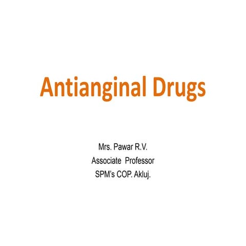 antianginal drug.pptx