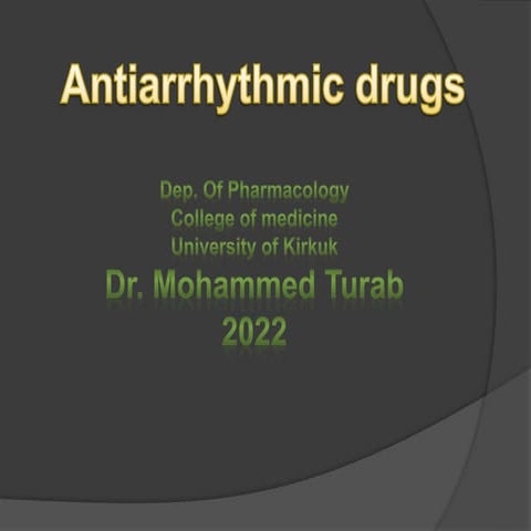 ANTIARRHYTHMIAS.ppt