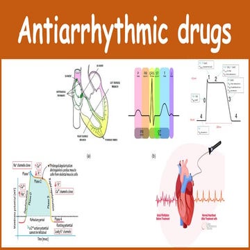 Anti-arrhythmic drug.power point presentation | PPTX