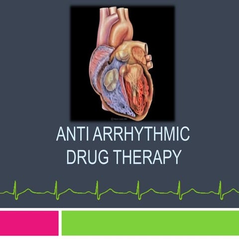 Anti arrhythmic drug thereapy 