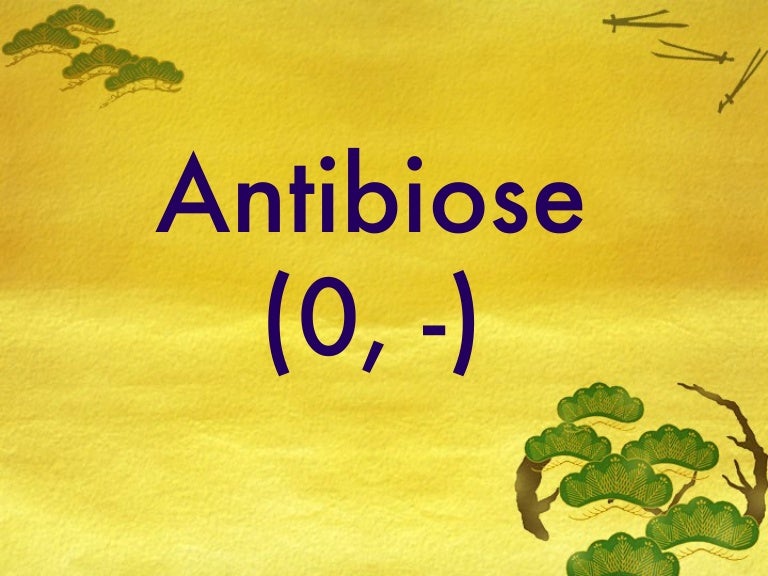 Was Ist Eine Antibiose