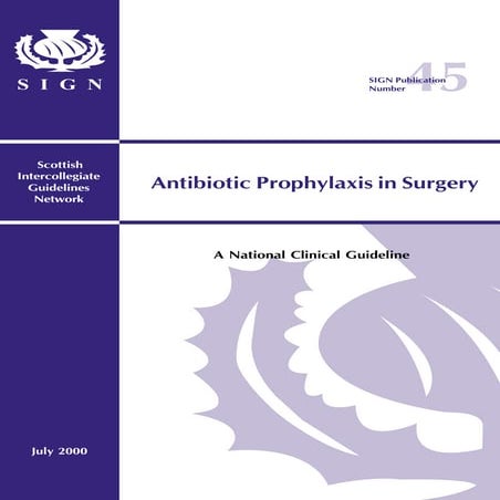 Antibiotic prophylaxis