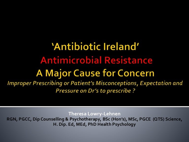 Antibiotic Ireland.