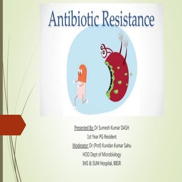 Antimicrobial resistance