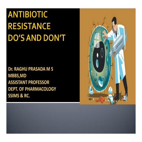 Antibiotic resistance 1