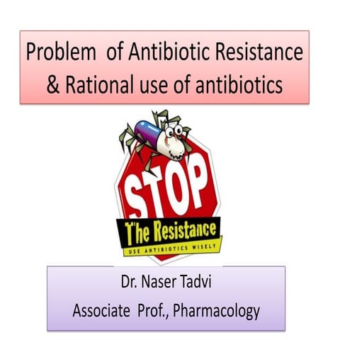 Antibiotic resistance 
