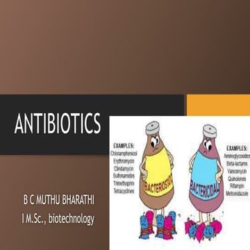 Antibiotics
