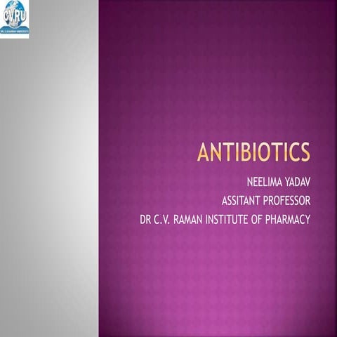 Antibiotics
