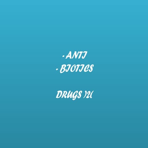 Antibiotics 2 Pptx In Pharmacological Uses Pptx