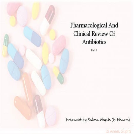 Antibiotics handbook by Dr Aneek Gupta