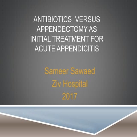 2025 WSES Jerusalem Guidelines on Acute Appendicitis Diagnosis and ...
