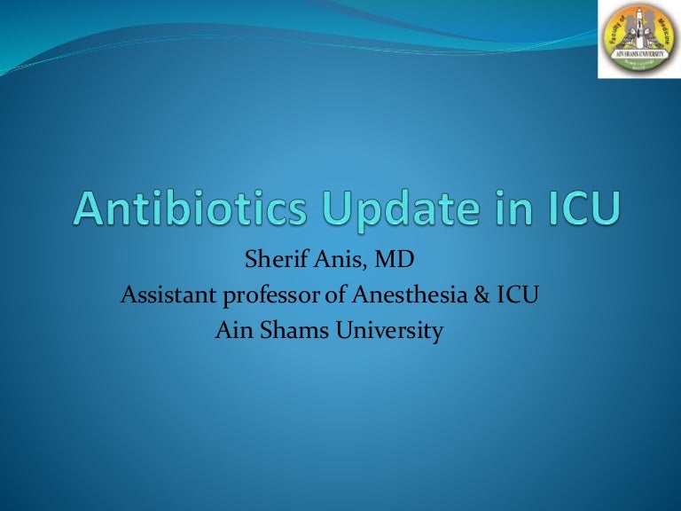 Antibiotic update in icu