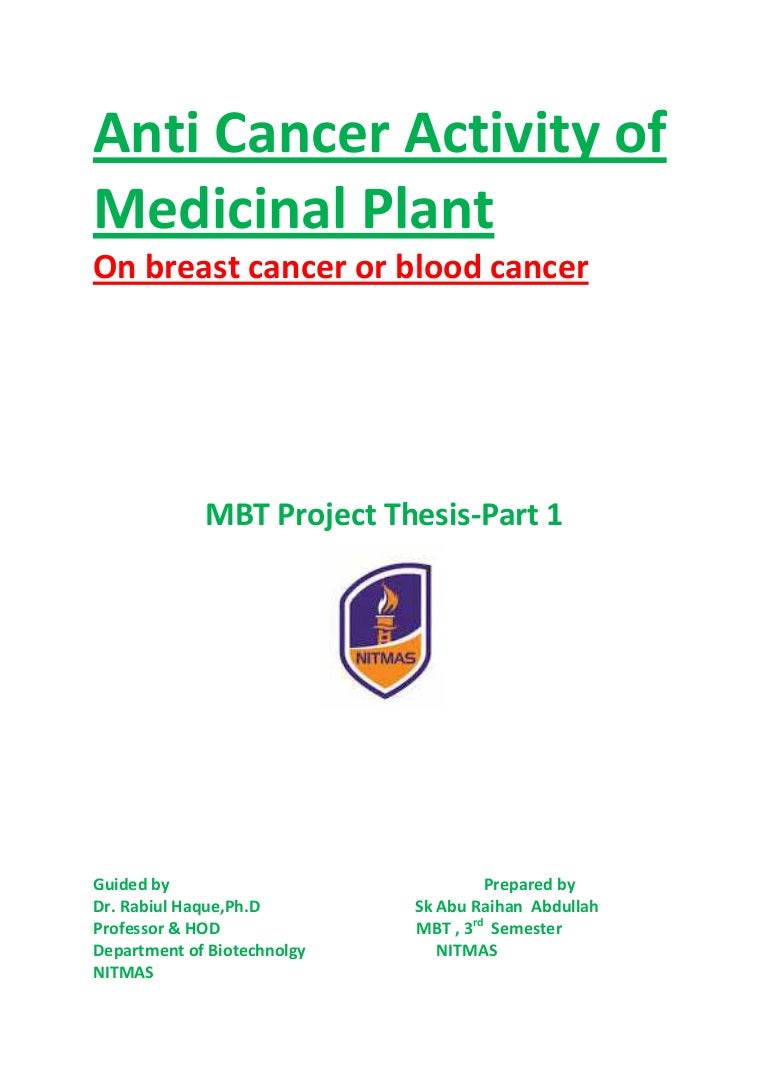 Breast cancer thesis picture