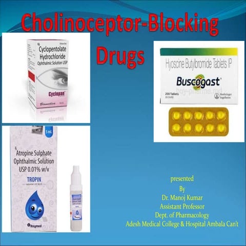 Anticholinergics drugs