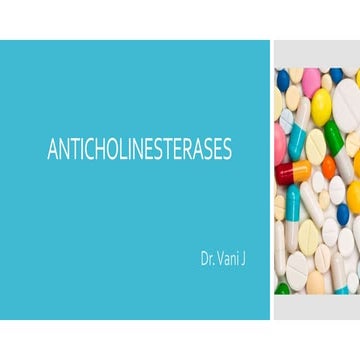 Anticholinesterases