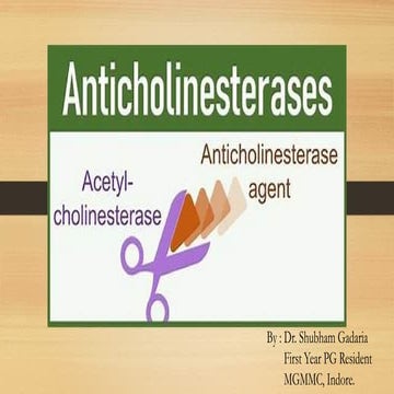 anticholinesterases presentation by doctor