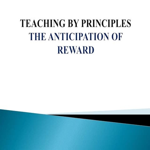 Anticipation of reward