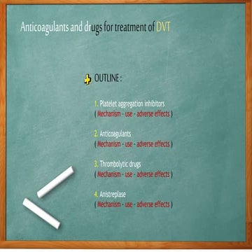 (Anticoagulants / Platelet aggregation inhibitors / Thrombolytic drugs / Anistreplase) [Best one]